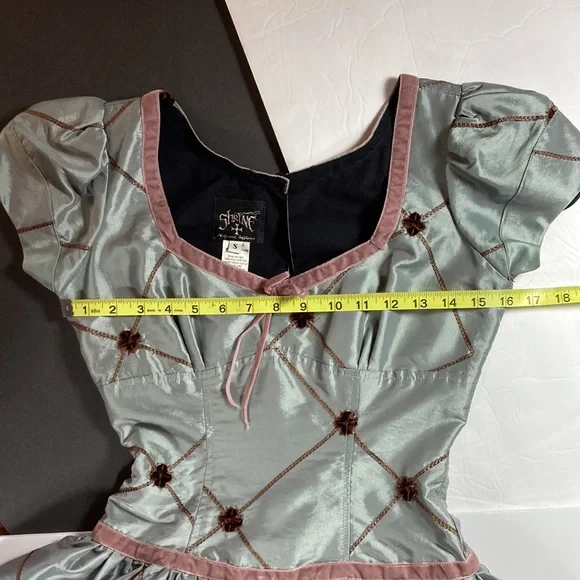 Shrine of Hollywood, Medieval Inspired Micro-Mini Dress, Stunning! Final Price - Picture 2 of 6